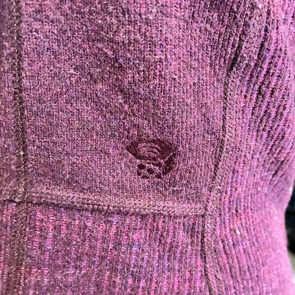 Mountain Hardwear Sarafin Full-zip Wool Blend Cardigan Sweater Jacket Athletic S - Picture 8 of 10